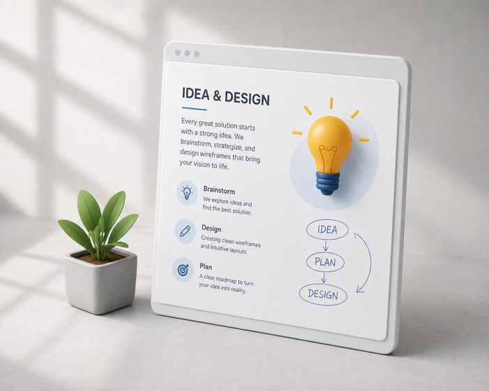 Design wireframes and planning