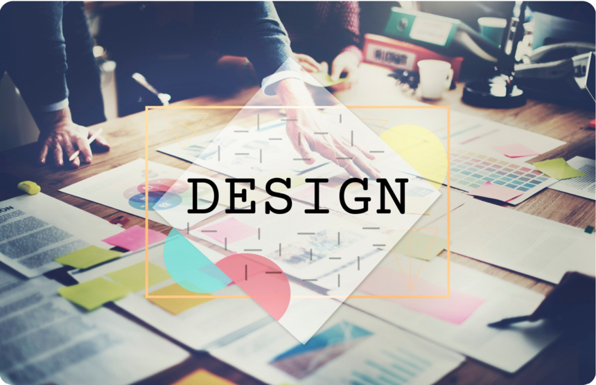 Creative branding workshop with design sketches