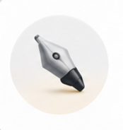 Pen nib for intentional design