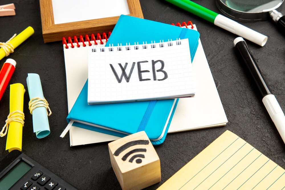 UX wireframes and layout planning for a business website