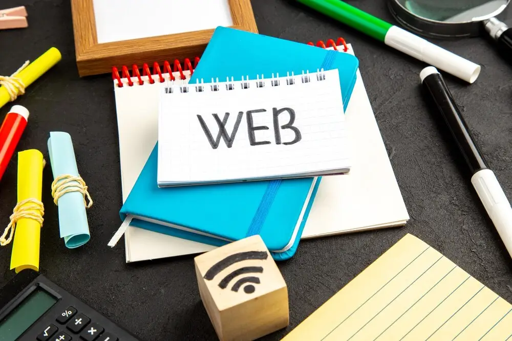 UX wireframes and layout planning for a business website