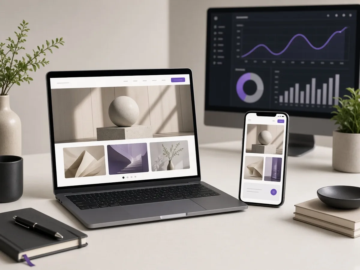 Product launch with web and mobile experiences